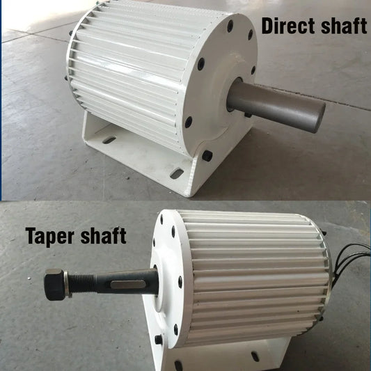 FLYT 800W AC Rare Earthb Direct Shaft Permanent Magnet Generator 800W 48V 60V 96V 110V 120V 220V Taper Shaft by 54Grid - Renewable Energy Store