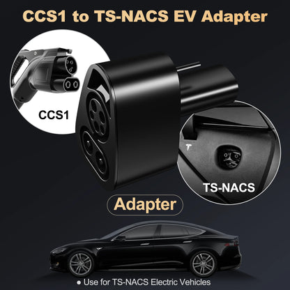 feyree CCS1 to TS-NACS Adapter for Tesla Model 3,Y, S and X - NACS Owners Only - Fast Charge NACS with CCS1 Chargers CCS1 Combo