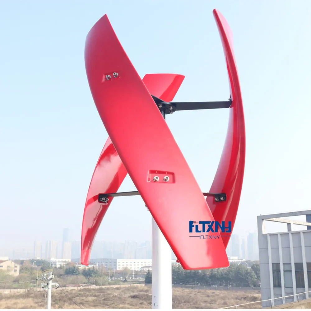 CE Noiseless Vertical Axis Windmill 800W 12V 24V 48V Permanent Coreless Magnet Wind Turbine Generator Homeuse by 54Grid - Renewable Energy Store