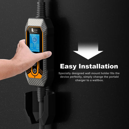 feyree EV Charger Portable Newly upgraded with wall holder GB/T 16A11KW 3 Phase Wifi APP control EVSE Charging Box with adapter by 54Grid - Renewable Energy Store