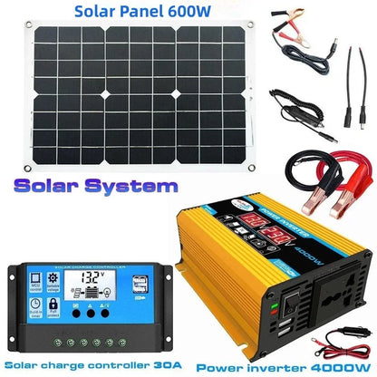 12V to 110V/220V Solar Panel System 4000W Inverter Kit by 54Grid - Renewable Energy Store