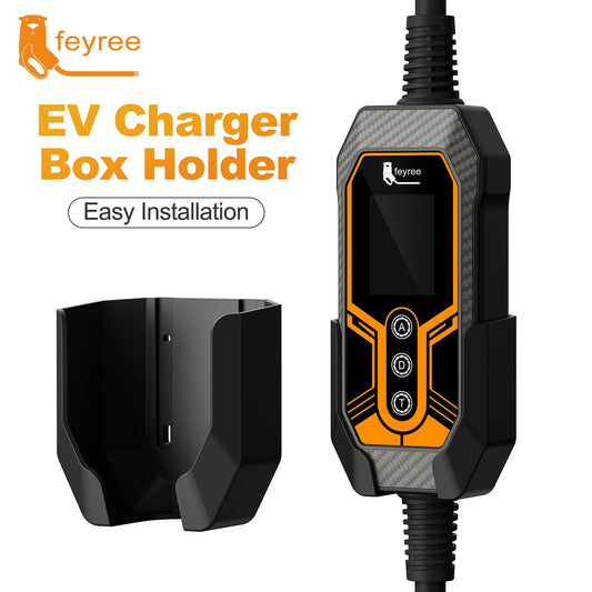 feyree EV Charger Holder High Strength Hook Easy Install Fixed Wall Mount for Portable EV Charger 7KW 11KW EVSE by 54Grid - Renewable Energy Store