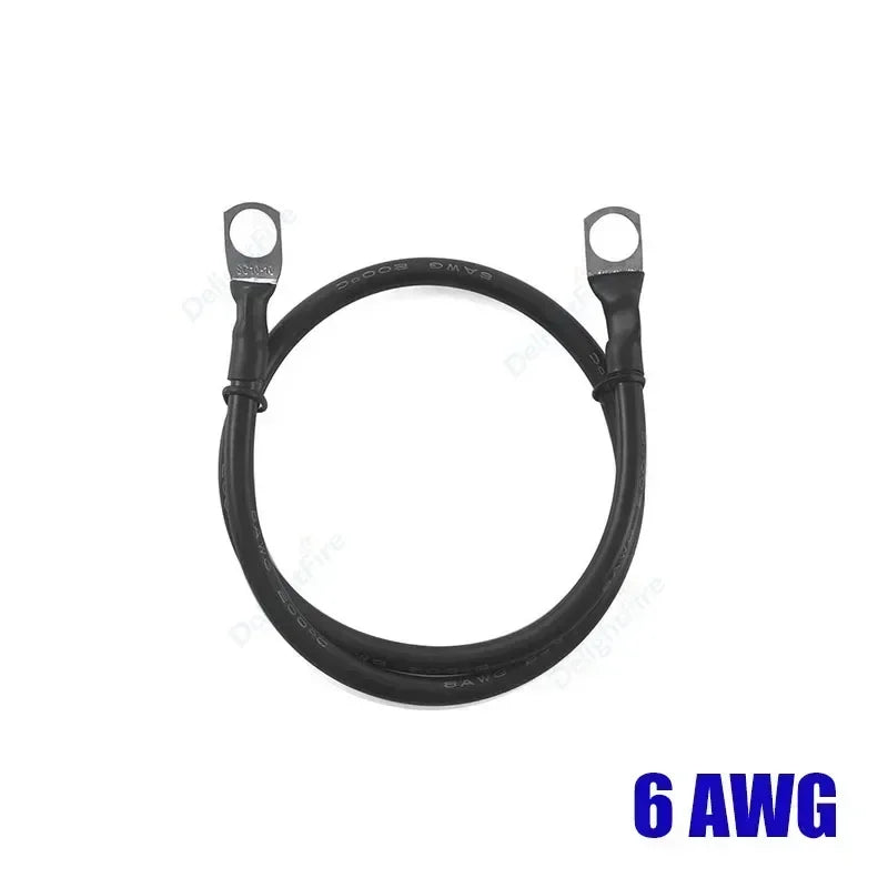 6AWG 16mm2 Inverter Silicone Wire Red Black with M6 M8 M10 Lugs by 54Grid - Renewable Energy Store