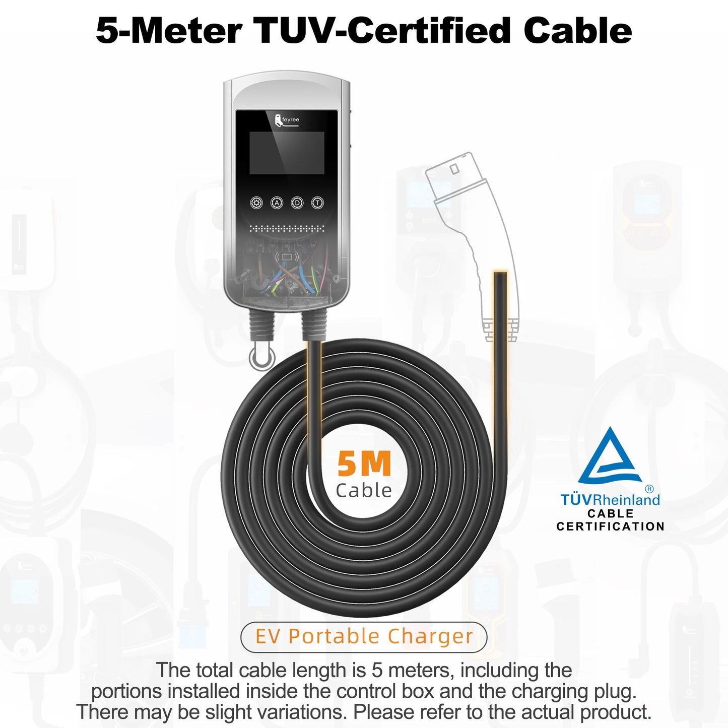 feyree Type2 32A 7kW 1P DLB EV Charger 4.3inch Screen Dynamic Load Balancing 11kW 22kW 3P EVSE Wallbox Station with Charging LOG