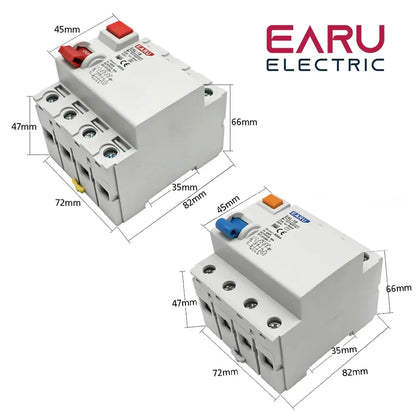 2P 4P 10/30/100/300mA Type A RCCB RCD ELCB Electromagnetic Residual Current Circuit Breaker Differential Breaker Safety Switch by 54Grid - Renewable Energy Store
