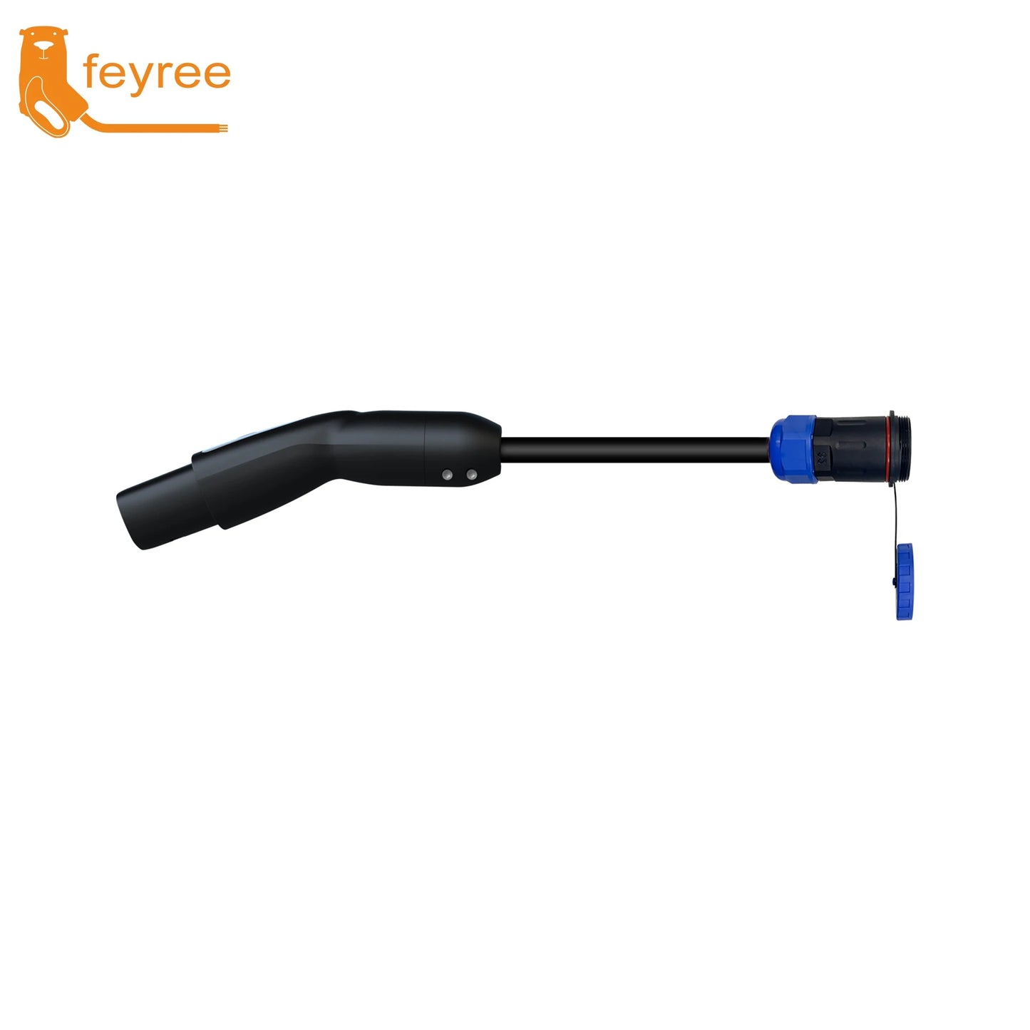 Feyree 7kW Portable EV Charger Replaceable Car Side Charging Plugs Compatible with Type1/Type2/NACS/GBT Charging Standard for EV