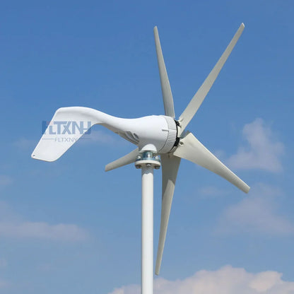 New Micro wind turbine generator 400w 12v 24v horizontal low noise with high efficient 3 blades or 5 blades by 54Grid - Renewable Energy Store