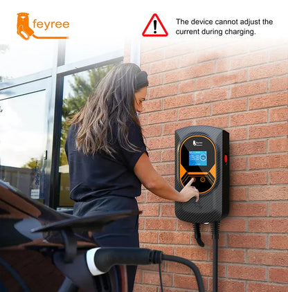 32A EVSE Wallbox Charger: Type2 Cable, 7.6/11/22KW Power, and APP Control for Electric Vehicle Charging 54Grid - Renewable Energy Store