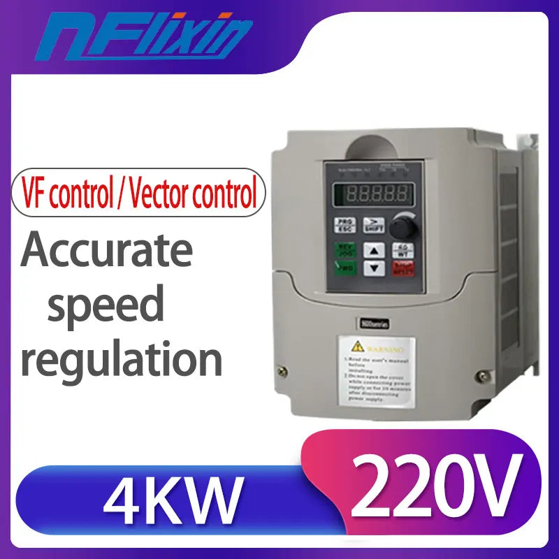 VFD Inverter Freqency Converter 1.5KW/2.2KW Single Phase Variable Frequency Inverter VFD Motor Speed PWM Control CT1 by 54Grid - Renewable Energy Store