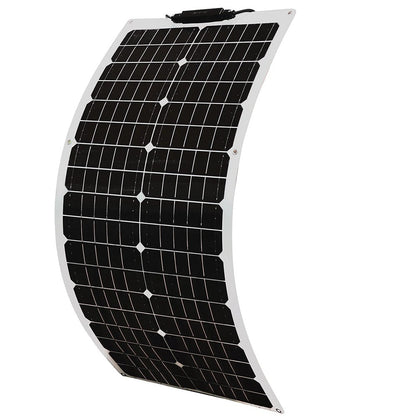 Wuzeck 50w Flexible Solar Panel Kit 12v 100w Pv Solar Module Kit 24v Solar Cell Home Outdoor Car Boat Battery Camping Solarpanel by 54Grid - Renewable Energy Store