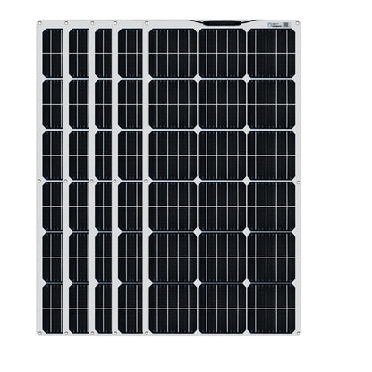 Wuzeck Flexible Solar Panel 12v/24v Starter Kit, 1-5pcs 100w Monocrystalline Solar Panel,off Grid Power For Rvs Boat Caravan by 54Grid - Renewable Energy Store