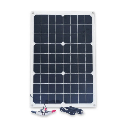 Wuzeck 20w Solar Panel Kit Phone Charger 12v Photovoltaic Portable Solar Panel Module 18v 5v Usb Solar Generator Power by 54Grid - Renewable Energy Store