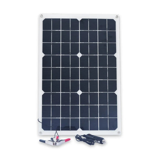 Wuzeck 20w Solar Panel Kit Phone Charger 12v Photovoltaic Portable Solar Panel Module 18v 5v Usb Solar Generator Power by 54Grid - Renewable Energy Store