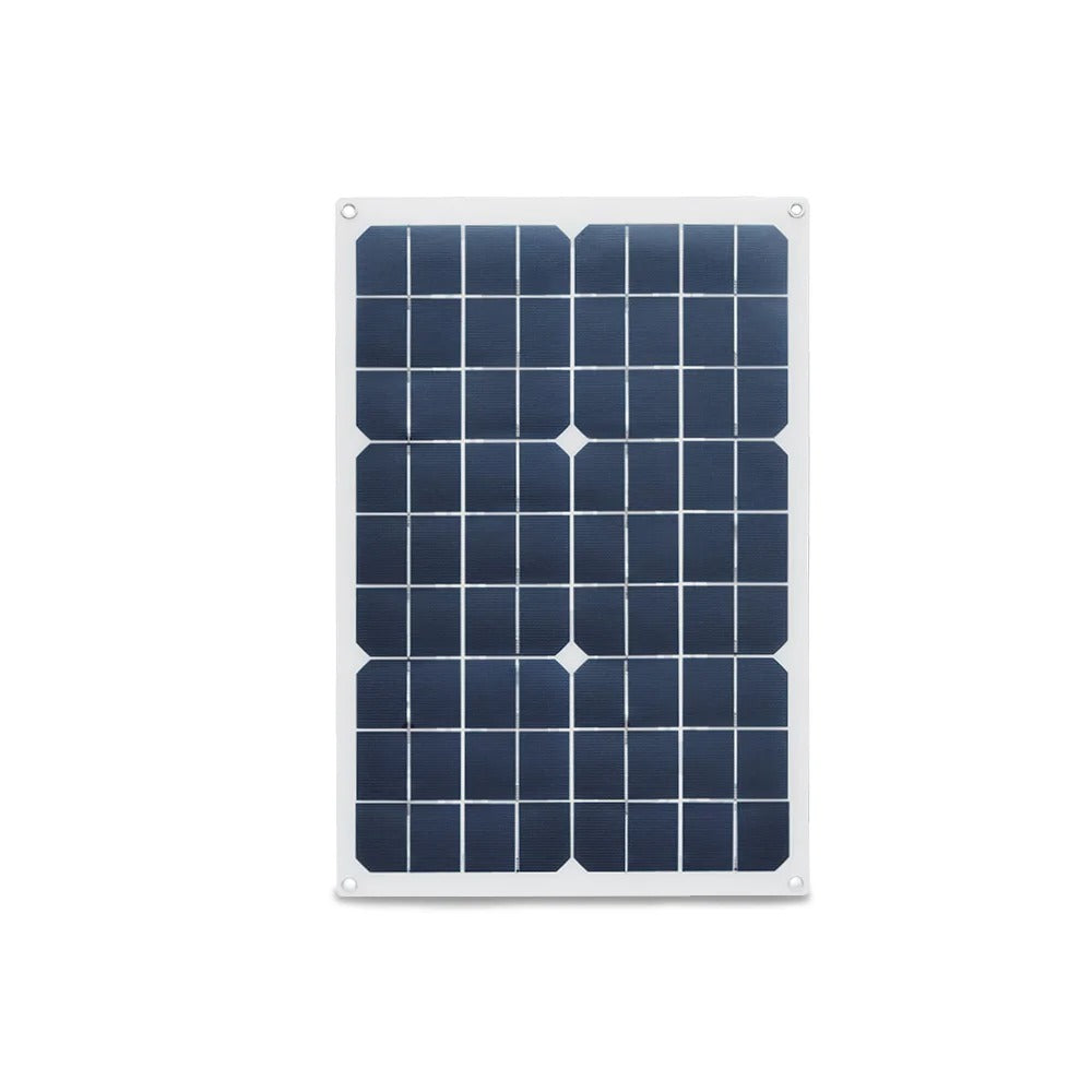 Wuzeck 20w Solar Panel Kit Phone Charger 12v Photovoltaic Portable Solar Panel Module 18v 5v Usb Solar Generator Power by 54Grid - Renewable Energy Store