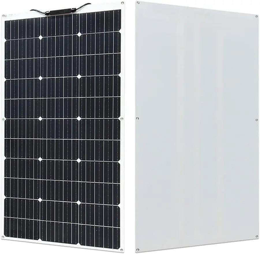 Wuzeck Flexible Solar Panel 100w Mono Solar Cell 18v Photovoltaic Module 12v Solar Battery Off Grid Power For Rvs Boat Caravan by 54Grid - Renewable Energy Store