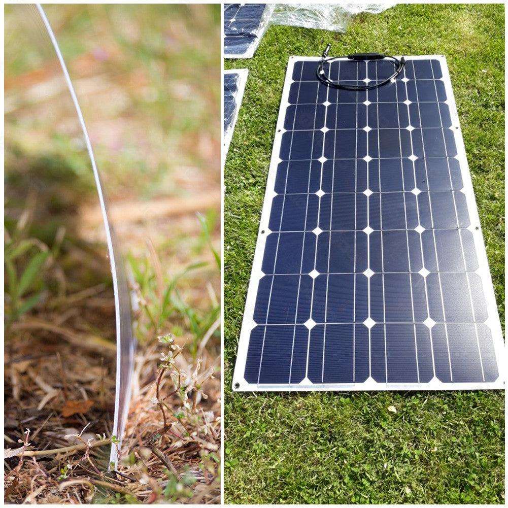 Solar Panel Flexible 100/200/300/1000 W 18V  Monocrystalline Car Battery 2PCS 18V9 - 54Grid - Renewable Energy Store