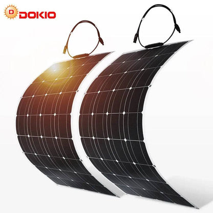Solar Panel Flexible 100/200/300/1000 W 18V  Monocrystalline Car Battery 2PCS 18V9 - 54Grid - Renewable Energy Store